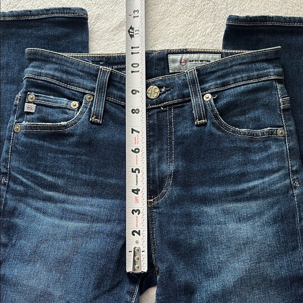 AG Adriano Goldschmied Dark Blue Skinny Jeans - Picture 5 of 7